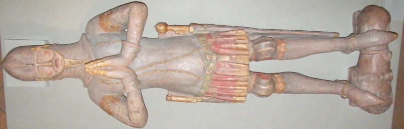 Germany Freiburg im Breisgau - stadtgeschichte museum Berthold V von Zahringen 1218 effigy 1354 by Friedrich III copy